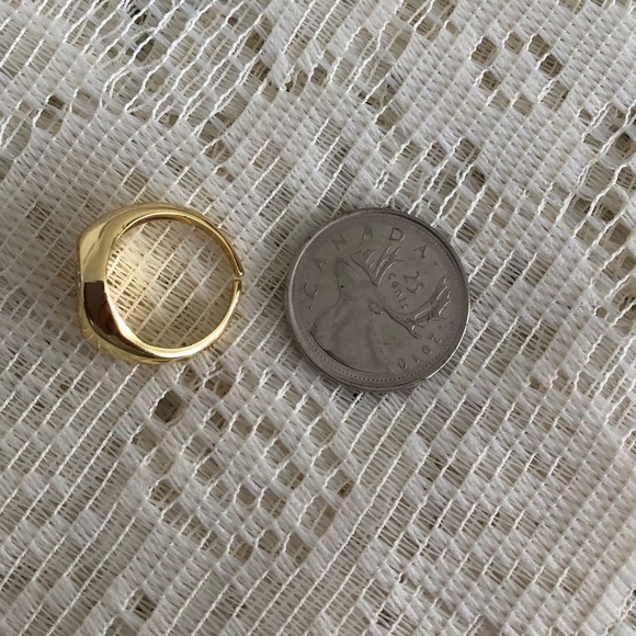 XIO designer Lady Leo adjustable Ring Gold plated adjustable size 6-9 Bold Sun - Picture 5 of 9